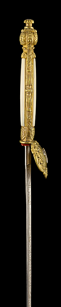 S000040_French_St-Etienne_Smallsword_Hilt_Right_Side