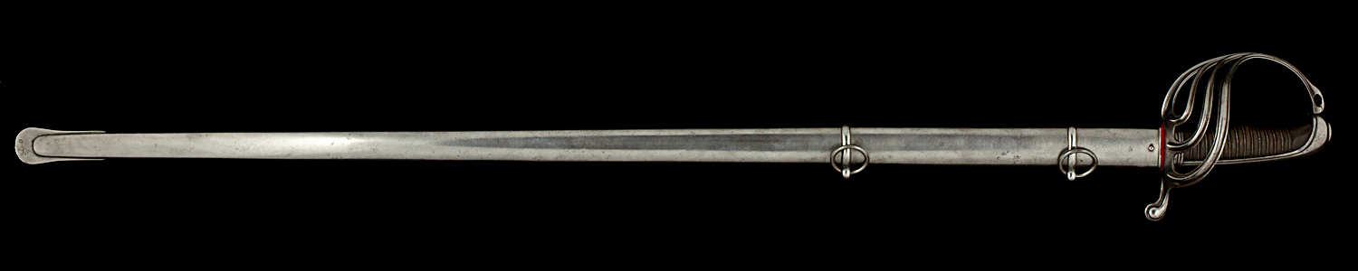 S000007_French_African_Army_Sword_Full_Obverse_With_Scabbard