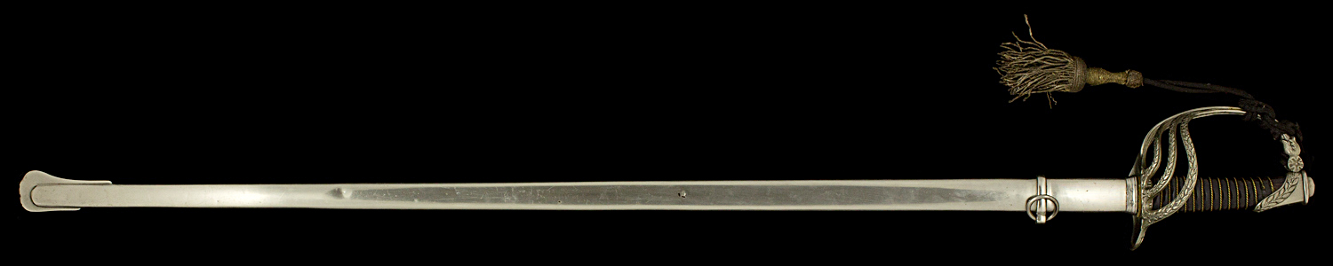 S000034_Belgian_Officer_Sword_LII_Full_Obverse_With_Scabbard