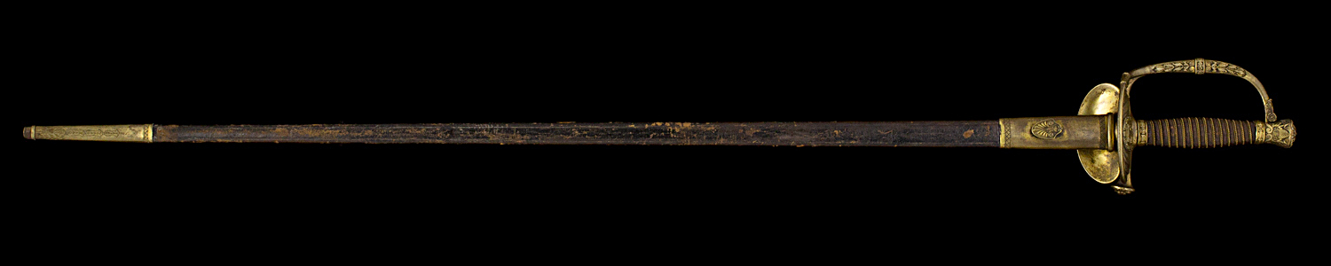 S000046_Belgian_Smallsword_Full_Obverse_With_Scabbard