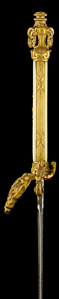 S000002_Belgian_Civil_Servant_Smallsword_Hilt_Left_Side