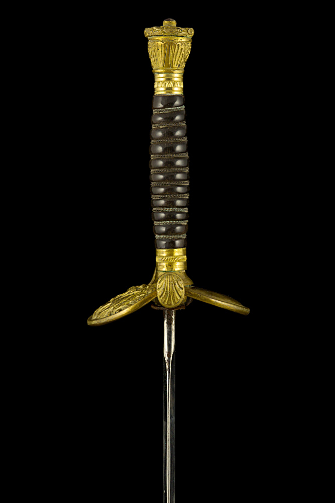 S000013_French_Marine_Inspector_Smallsword_Hilt_Left_Side