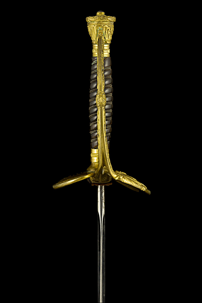 S000013_French_Marine_Inspector_Smallsword_Hilt_Right_Side