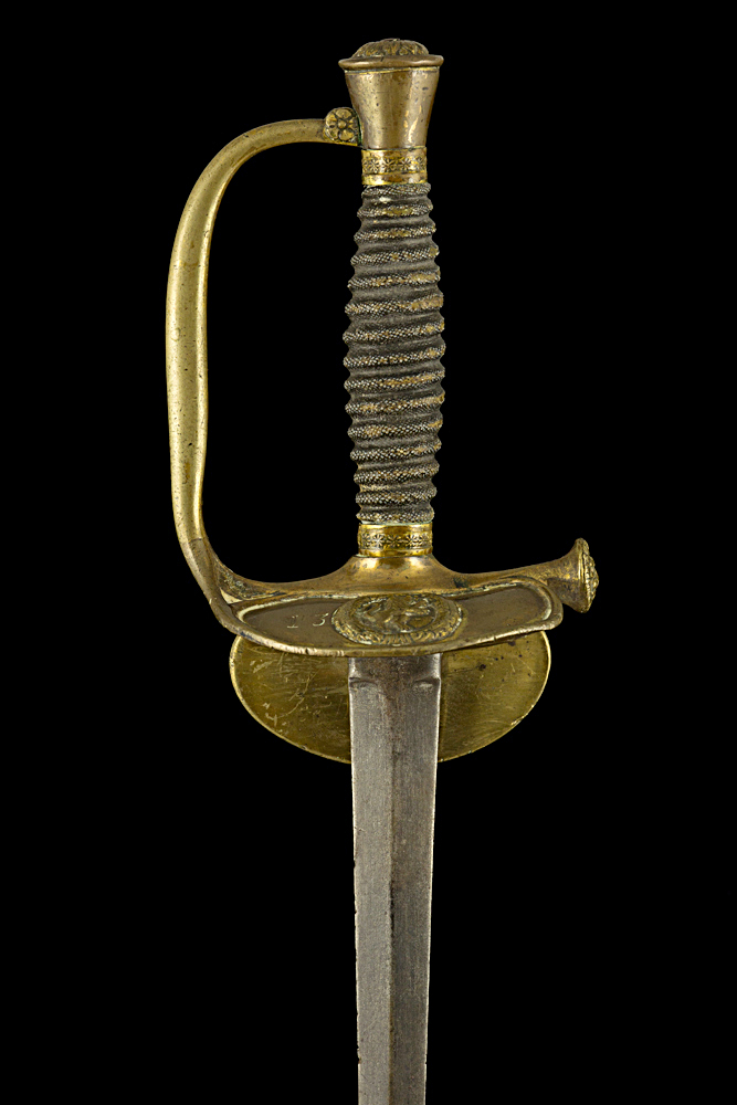 S000023_Belgian_Smallsword_Hilt_Obverse_