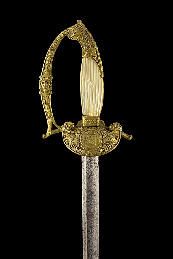 S000041_Belgian_Smallsword_Hilt_Obverse_