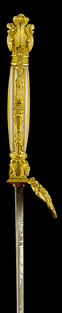 S000057_French_Ambassador_Smallsword_Hilt_Right_Side