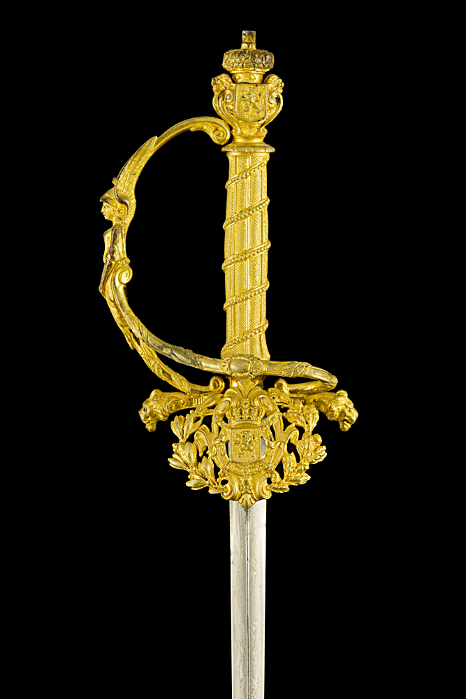 S000058_Belgian_Smallsword_Hilt_Obverse_