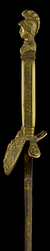 S000066_French_Helmet_Smallsword_Hilt_Left_Side