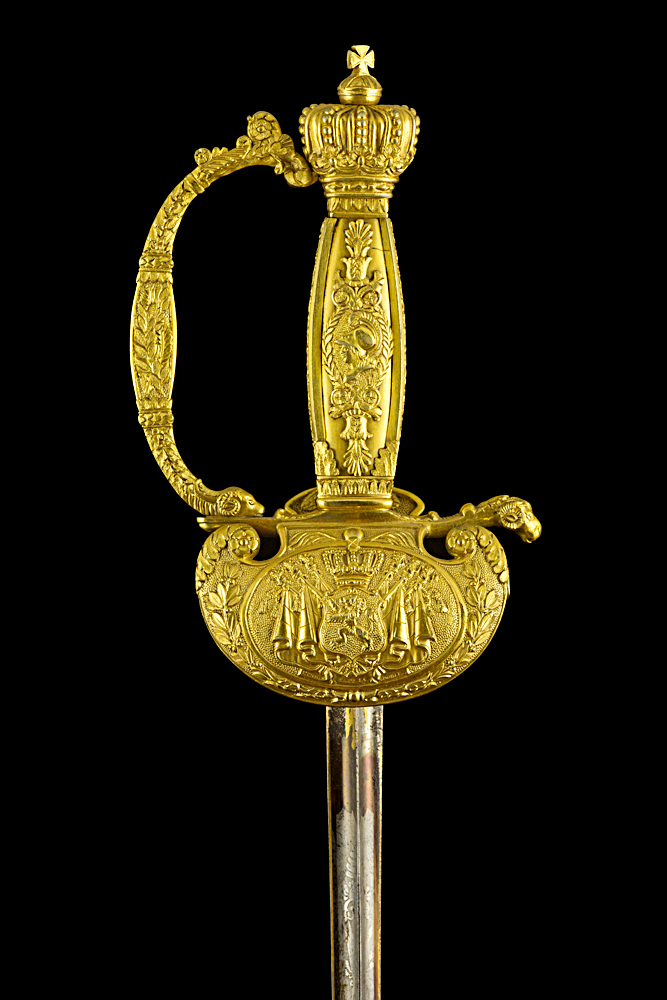 S000074_Belgian_Smallsword_Hilt_Obverse_