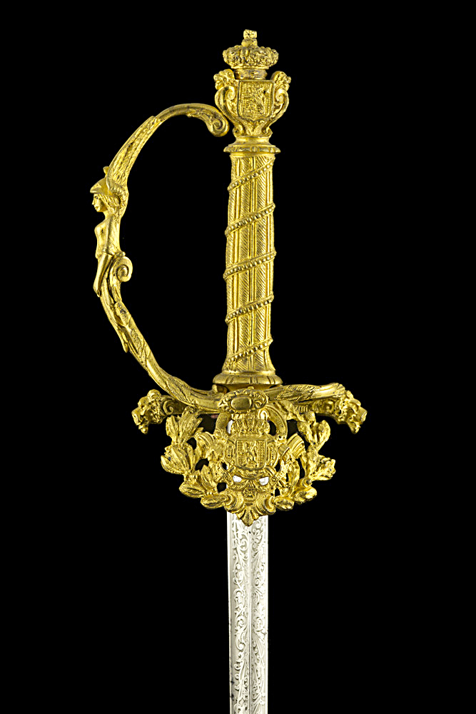 S000092_Belgian_Smallsword_Hilt_Obverse_