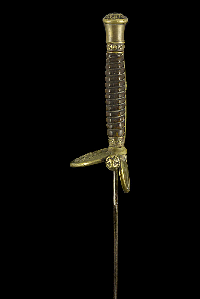 S000106_Congo_Free_State_Smallsword_Hilt_Left_Side