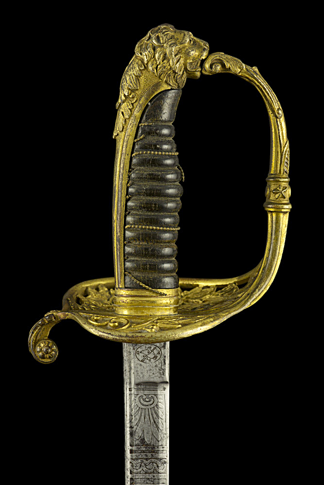 S000116_French_Lion_Saber_Hilt_Obverse_