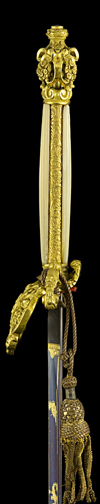 S000139_Belgian_Court_Sword_w_Flowers_Hilt_Left_Side