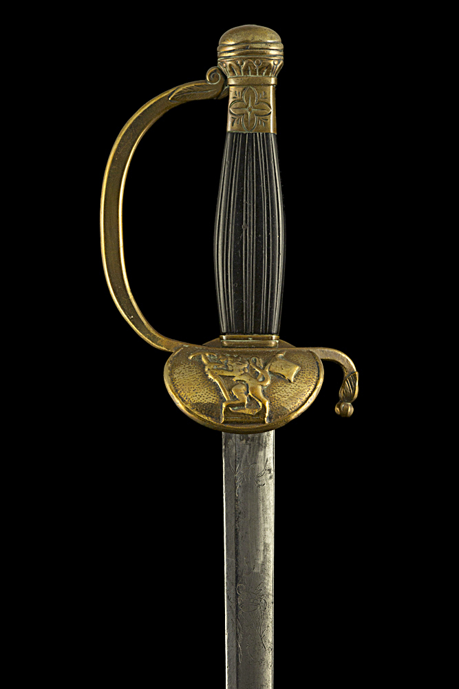 S000189_Belgian_Garde_Bourgeoise_Smallsword_Hilt_Obverse_