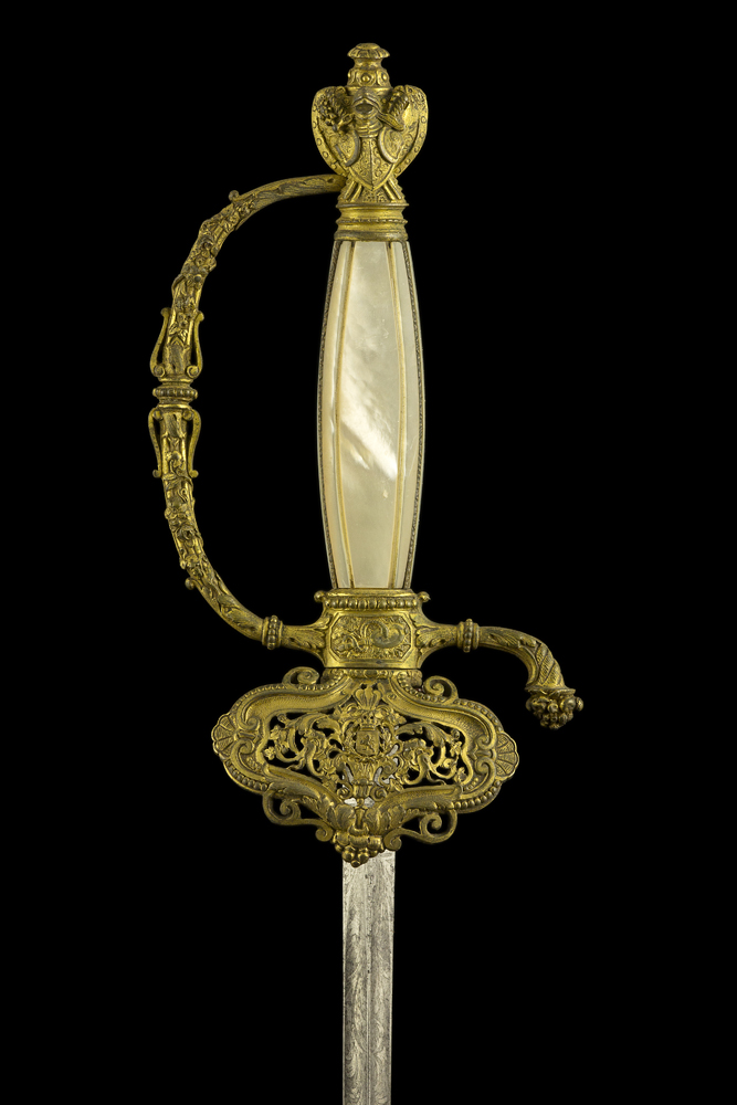 S000195_Belgian_Smallsword_Hilt_Obverse_