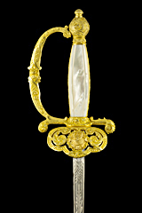 S000022_French_3rd_Republic_Smallsword_Hilt_Obverse_