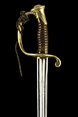 S000027_French_Model_1845_Sword_Hilt_Obverse