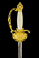 S000029_Belgian_Civil_Servant_Smallsword_Hilt_Obverse_