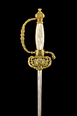 S000040_French_St-Etienne_Smallsword_Hilt_Obverse