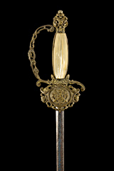 S000042_Belgian_Civil_Servant_Smallsword_Hilt_Obverse