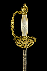 S000061_Belgian_Civil_Servant_Smallsword_Hilt_Obverse_