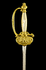 S000065_French_Poudre_Salpetre_Smallsword_Hilt_Obverse