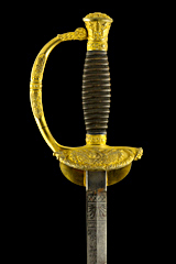 S000086_Belgian_Superior_Officer_Smallsword_Hilt_Obverse