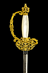 S000095_Belgian_Smallsword_Rene_Steens_Hilt_Obverse_