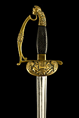 S000102_Belgian_Bandsman_Smallsword_Hilt_Obverse