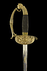 S000118_Belgian_Bandsman_Smallsword_Hilt_Obverse