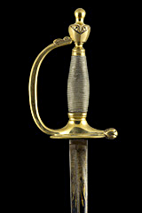 S000125_Belgian_Dutch_1820_Model_Smallsword_Hilt_Obverse_