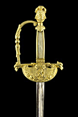 S000129_Belgian_Crowned_Lion_Smallsword_Hilt_Obverse