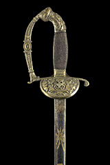 S000160_French_Saint_Esprit_Smallsword_Hilt_Obverse