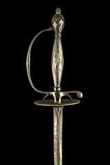 S000165_British_Cut_Steel_Smallsword_Hilt_Obverse