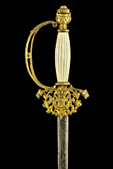 S000188_Belgian_Smallsword_Hilt_Obverse_