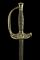 S000191_Belgian_First_Model_Smallsword_Hilt_Obverse_