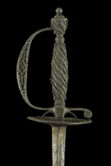 S000202_British_Cut_Steel_Smallsword_Hilt_Obverse_