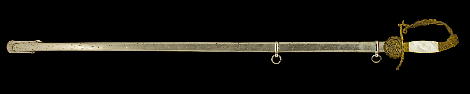 S000054_Austro_Hungarian_Civl_Smallsword_Full_Obverse_With_Scabbard